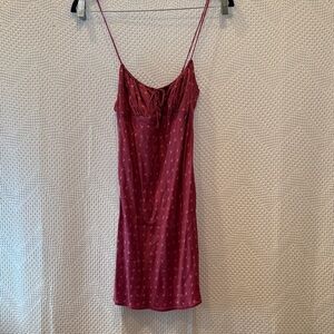 PINK Victoria's Secret Burgundy Cherry dress